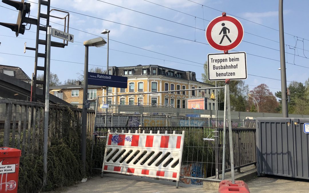 Personenunterführung Doberaner Weg/Schrankenweg am Bahnhof Hamburg-Rahlstedt