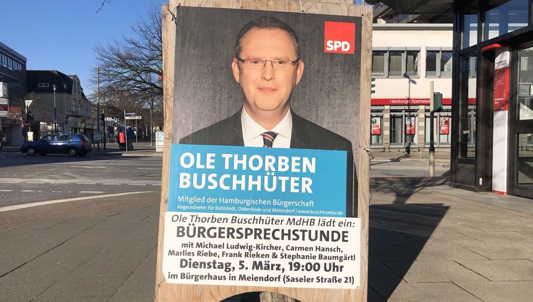 Buschhüter lädt ein zur Bürgersprechstunde in Meiendorf