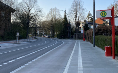 Im Mai kommt der Fahrgastunterstand für die Haltestelle Rahlstedter Weg (Mitte)