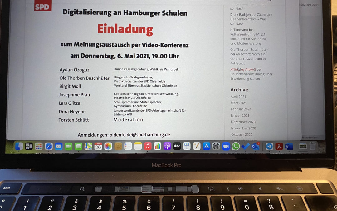 Veranstaltung: Digitalisierung an Hamburger Schulen