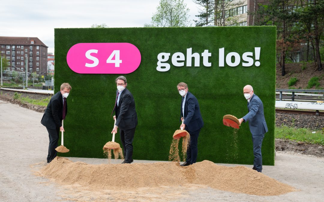 Die S4 kommt: Offizieller Baubeginn für die neue S-Bahn-Linie